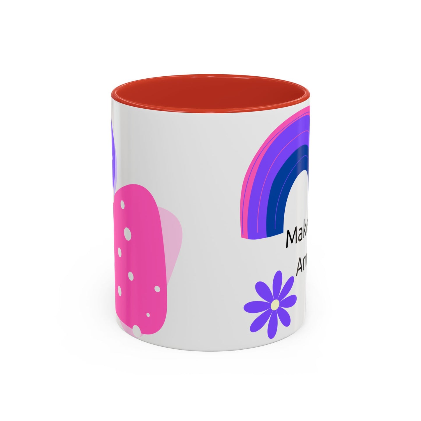 Coffee Mug - Colorful Botanical Abstract Artwork with Positive Morning Messages - 11oz, 15oz