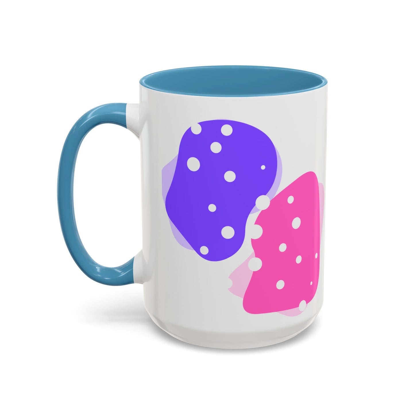 Coffee Mug - Colorful Botanical Abstract Artwork with Positive Morning Messages - 11oz, 15oz