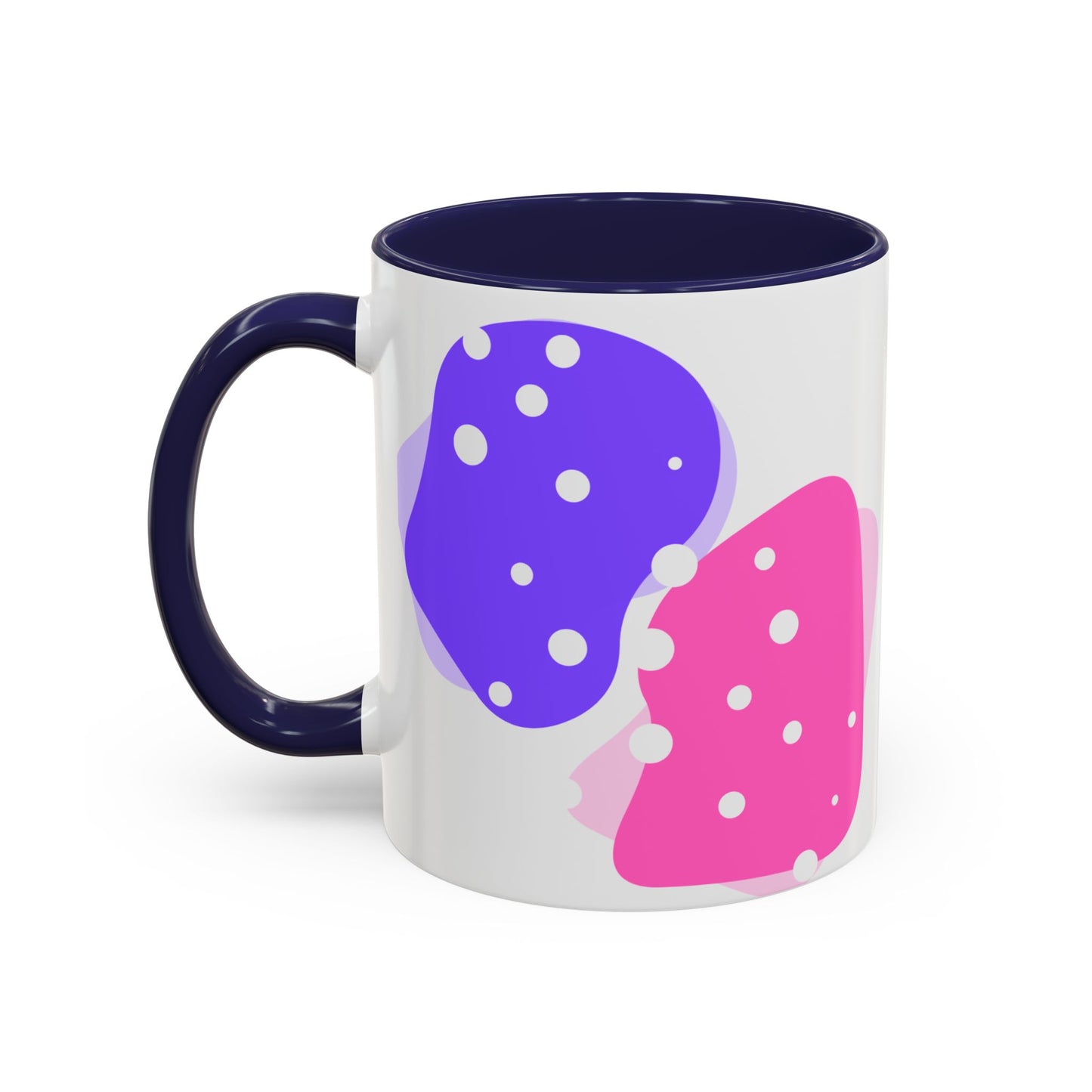 Coffee Mug - Colorful Botanical Abstract Artwork with Positive Morning Messages - 11oz, 15oz