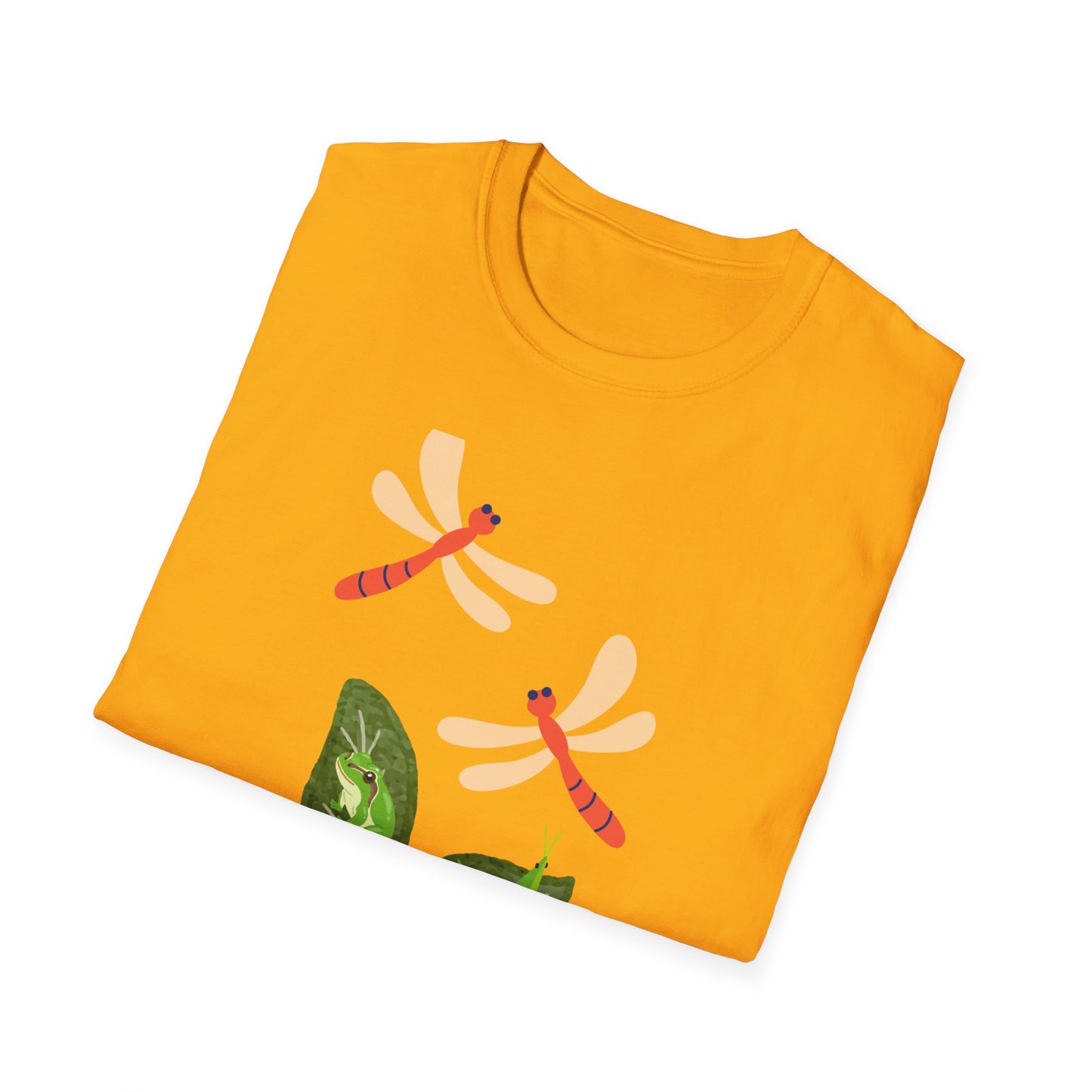 Nature-Inspired Unisex Softstyle T-Shirt, Perfect Gift for Nature Lovers, Summer Vibes, Eco-Friendly Fashion, Botanical Design