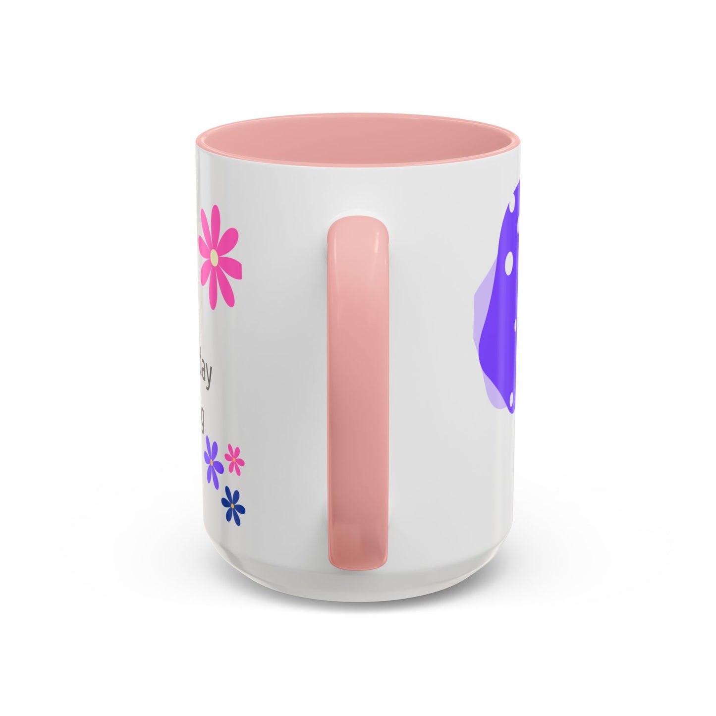 Coffee Mug - Colorful Botanical Abstract Artwork with Positive Morning Messages - 11oz, 15oz
