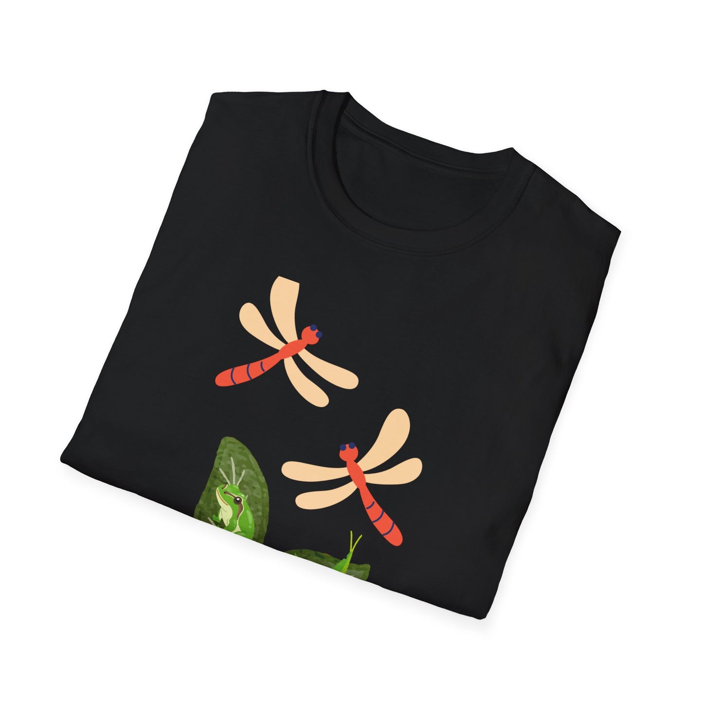 Nature-Inspired Unisex Softstyle T-Shirt, Perfect Gift for Nature Lovers, Summer Vibes, Eco-Friendly Fashion, Botanical Design