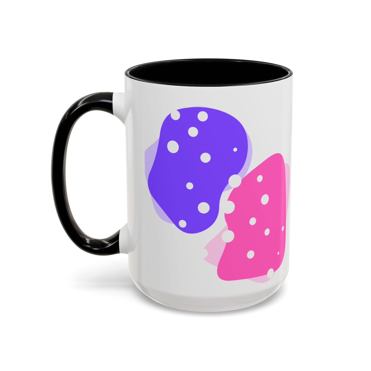 Coffee Mug - Colorful Botanical Abstract Artwork with Positive Morning Messages - 11oz, 15oz