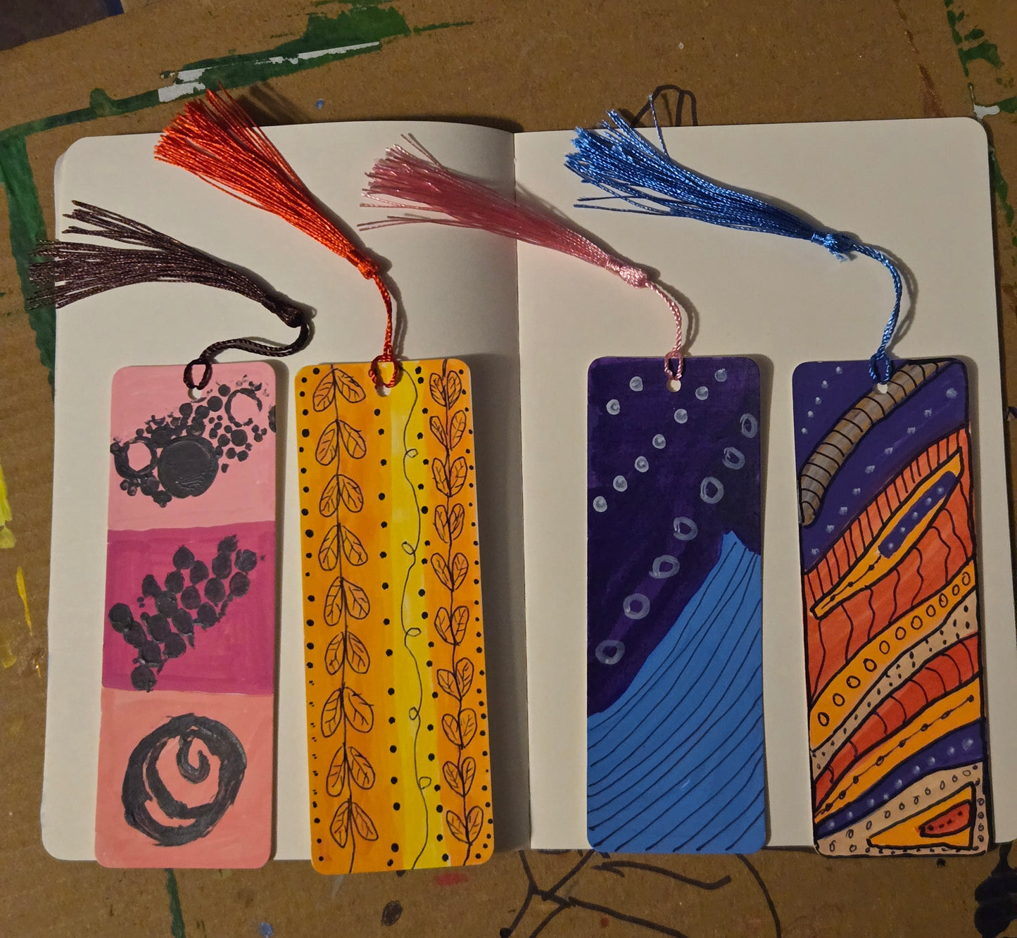 Hand made bookmarks