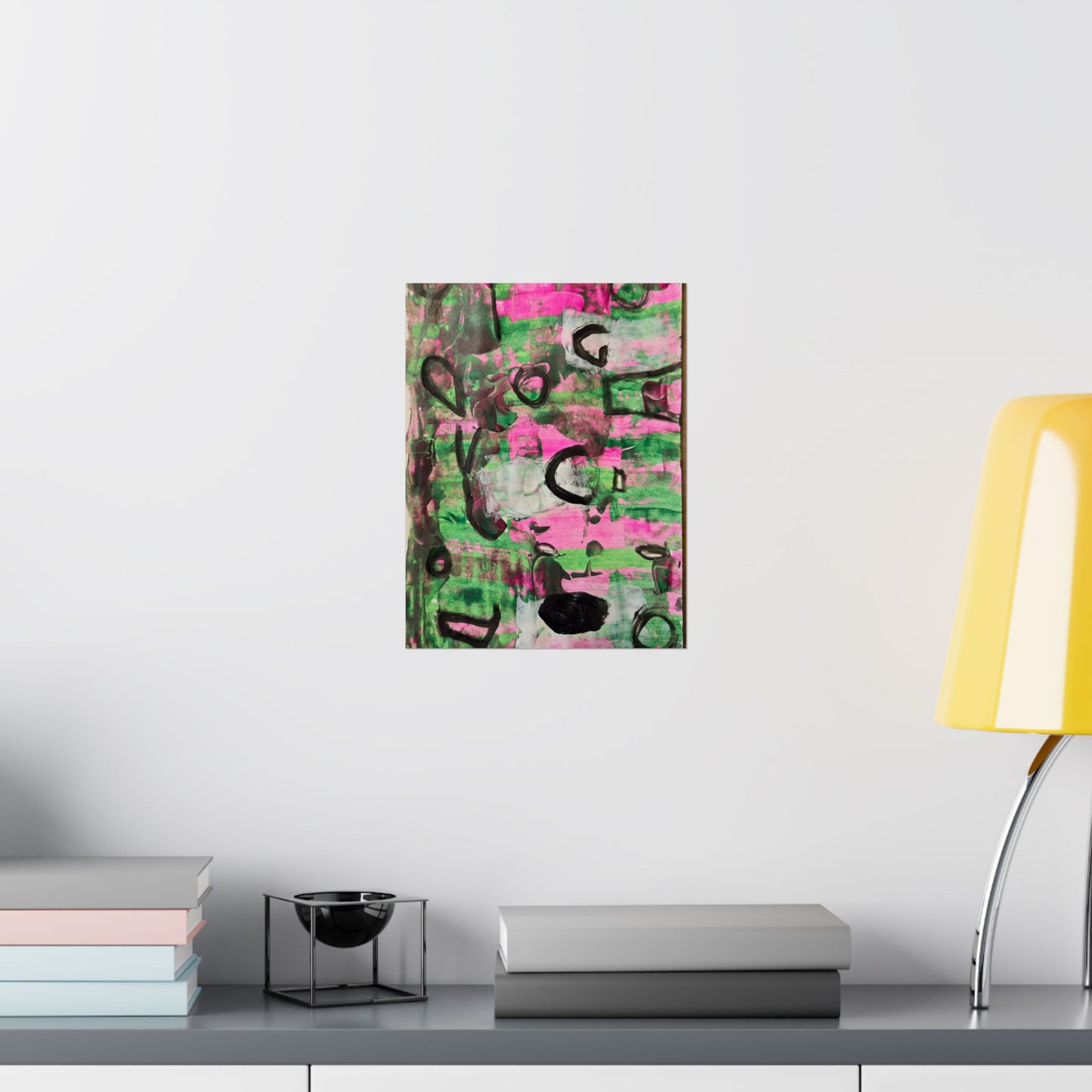 Vertical Poster Enigma Abstract Artwork
