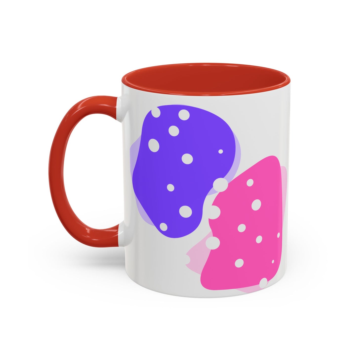 Coffee Mug - Colorful Botanical Abstract Artwork with Positive Morning Messages - 11oz, 15oz