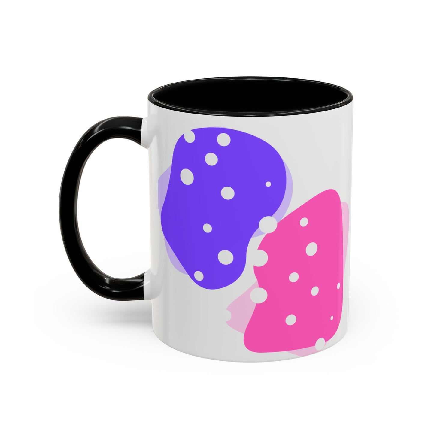 Coffee Mug - Colorful Botanical Abstract Artwork with Positive Morning Messages - 11oz, 15oz