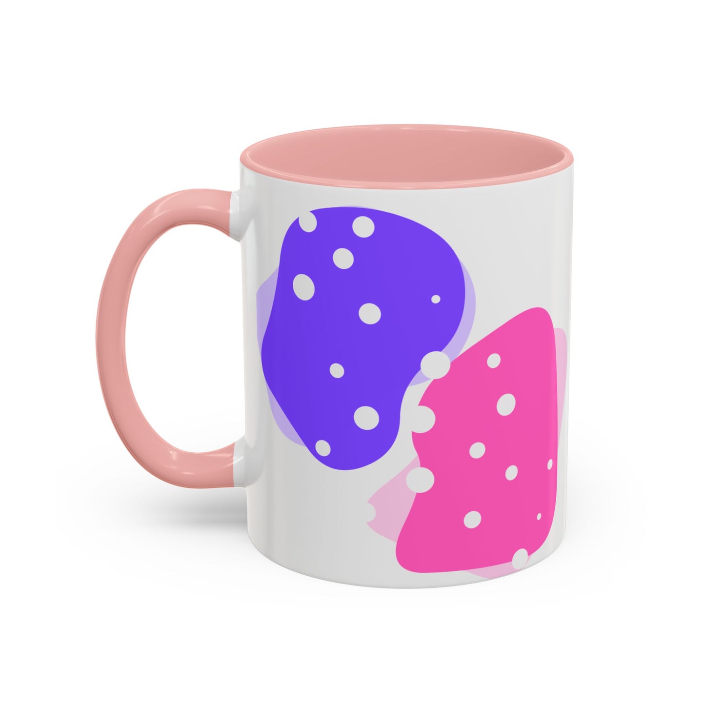 Coffee Mug - Colorful Botanical Abstract Artwork with Positive Morning Messages - 11oz, 15oz