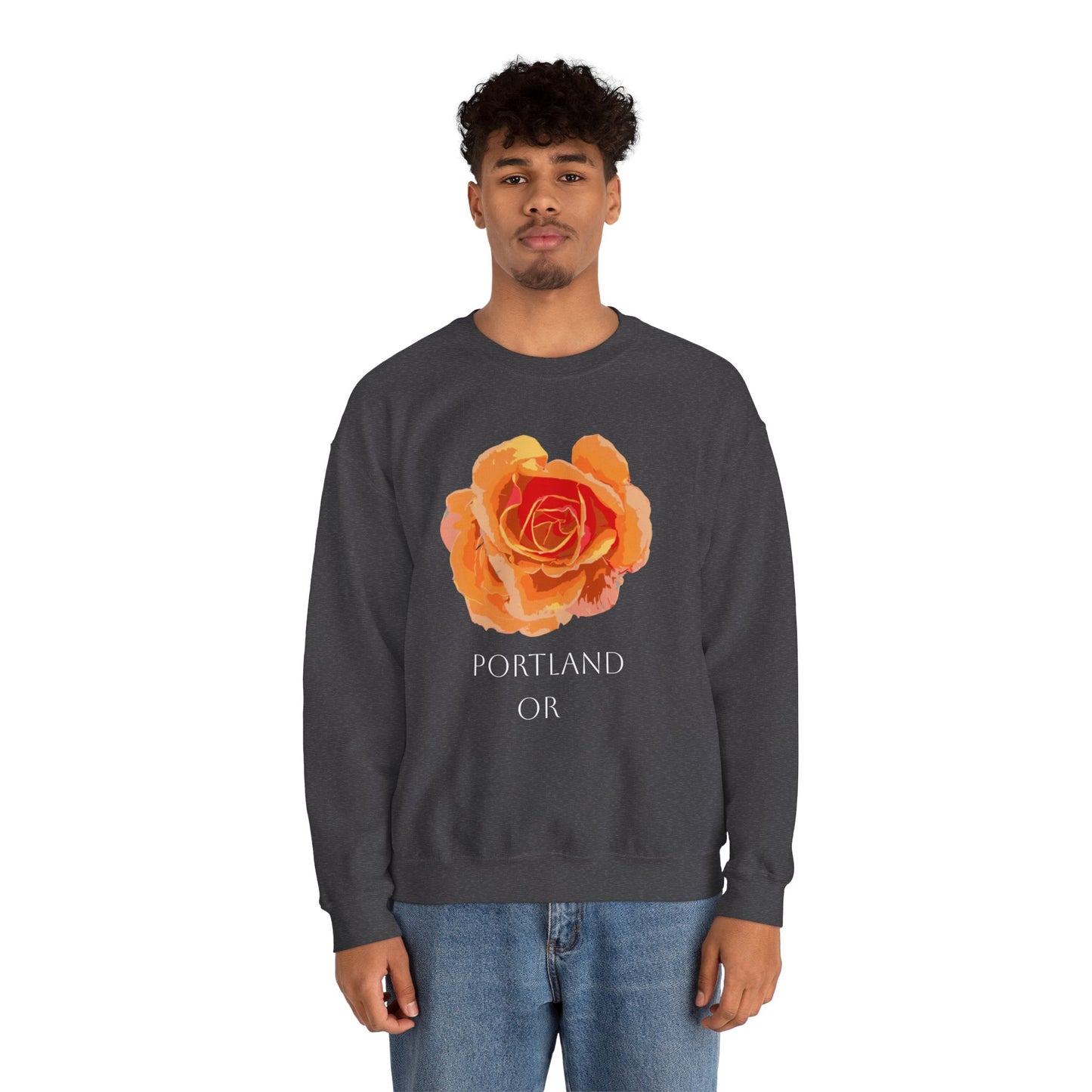 Portland Oregon Rose City Sweatshirt - Crewneck