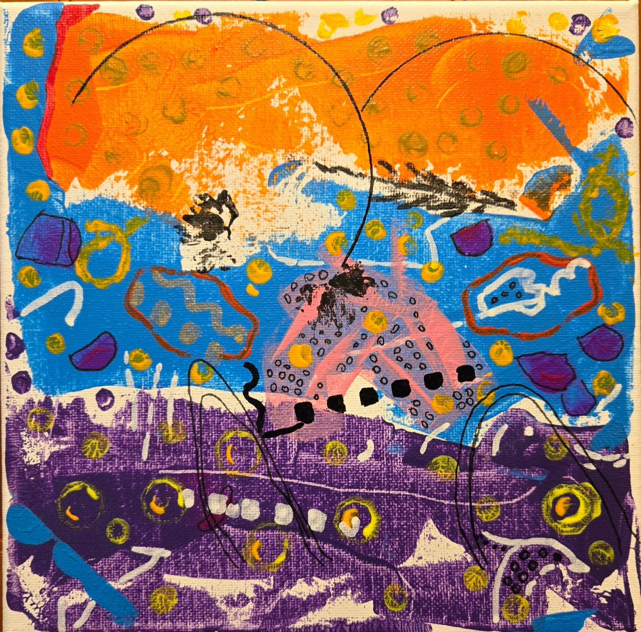 Orange Mountains 8x8