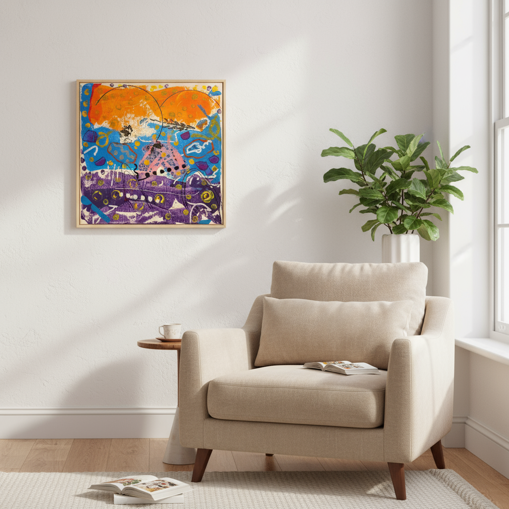 Orange Mountains 8x8