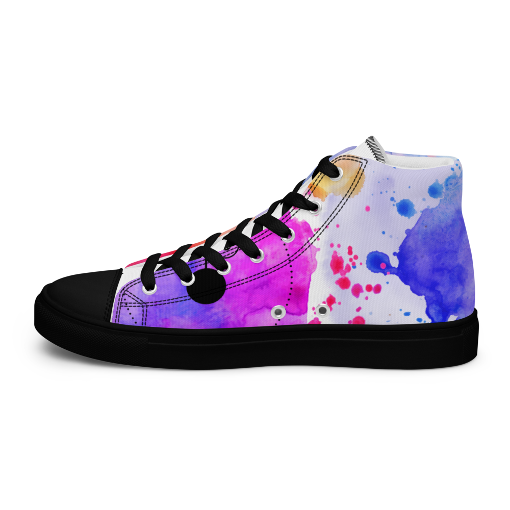Women’s high top canvas shoes