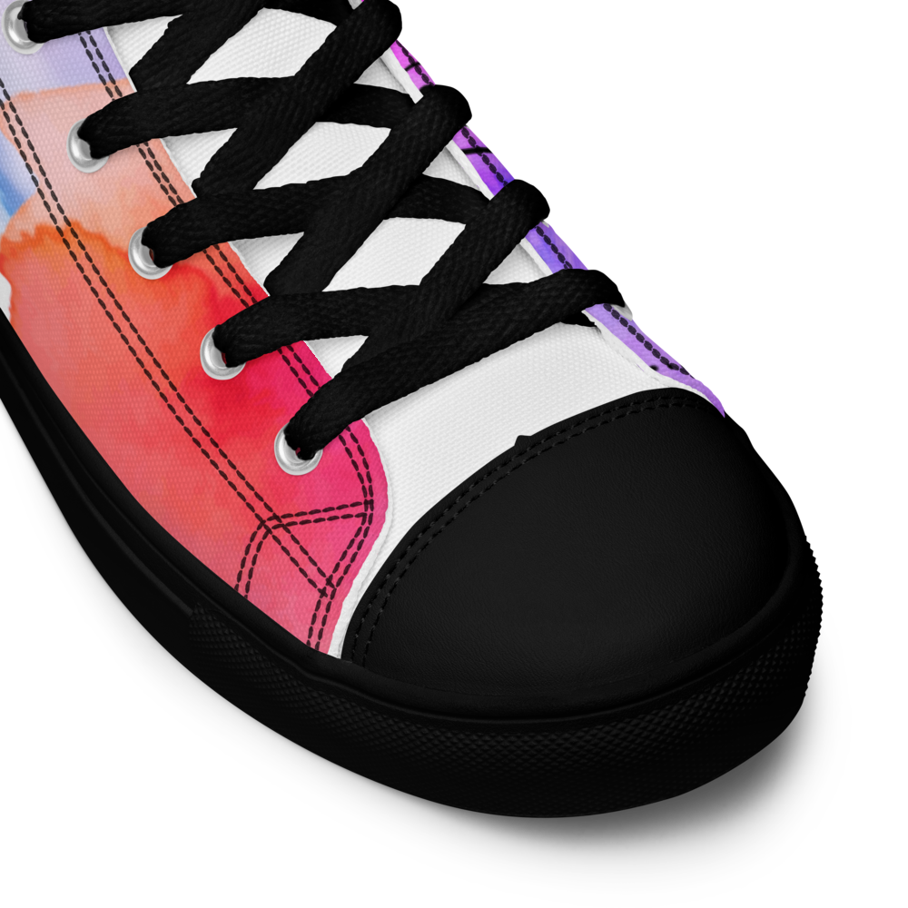 Women’s high top canvas shoes