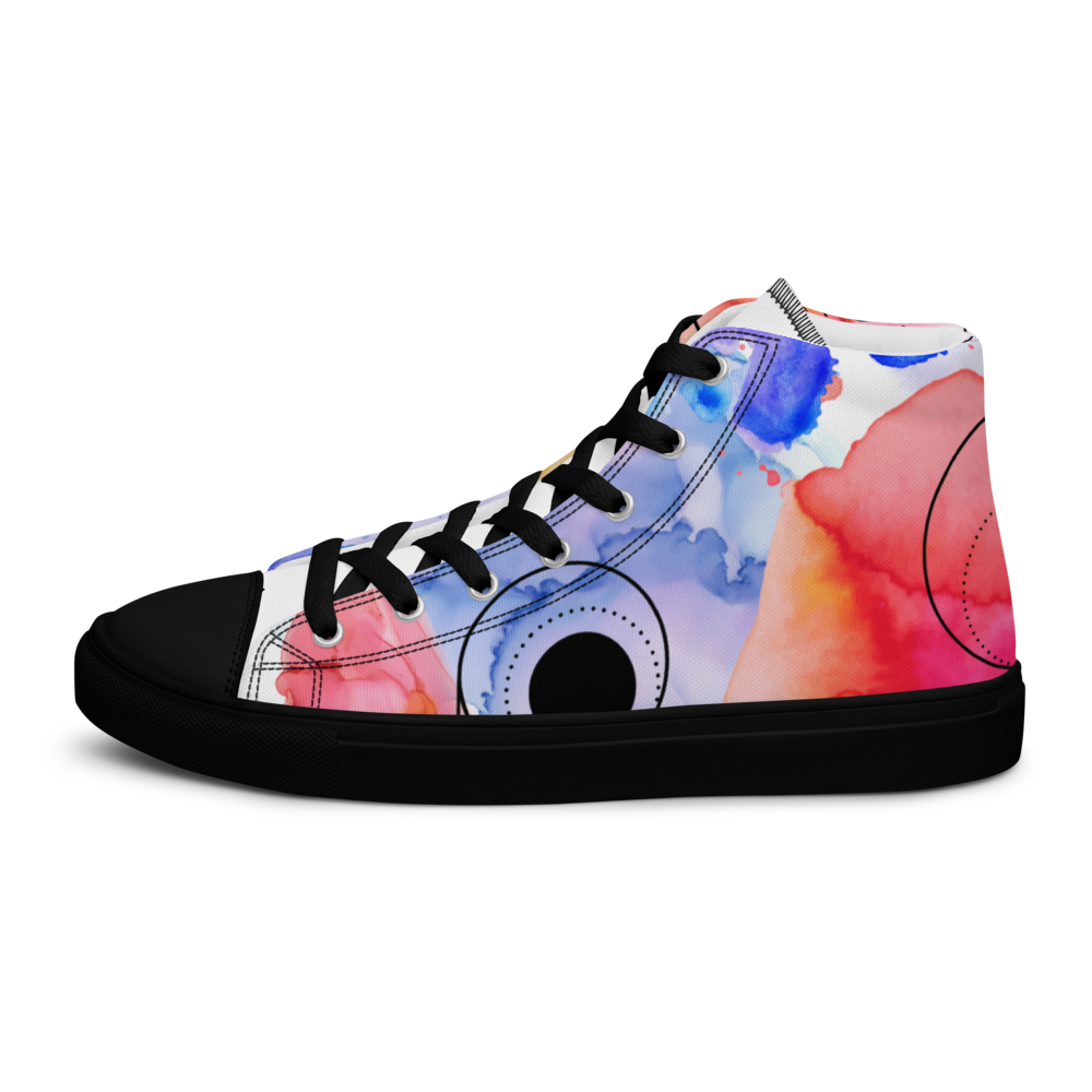 Women’s high top canvas shoes