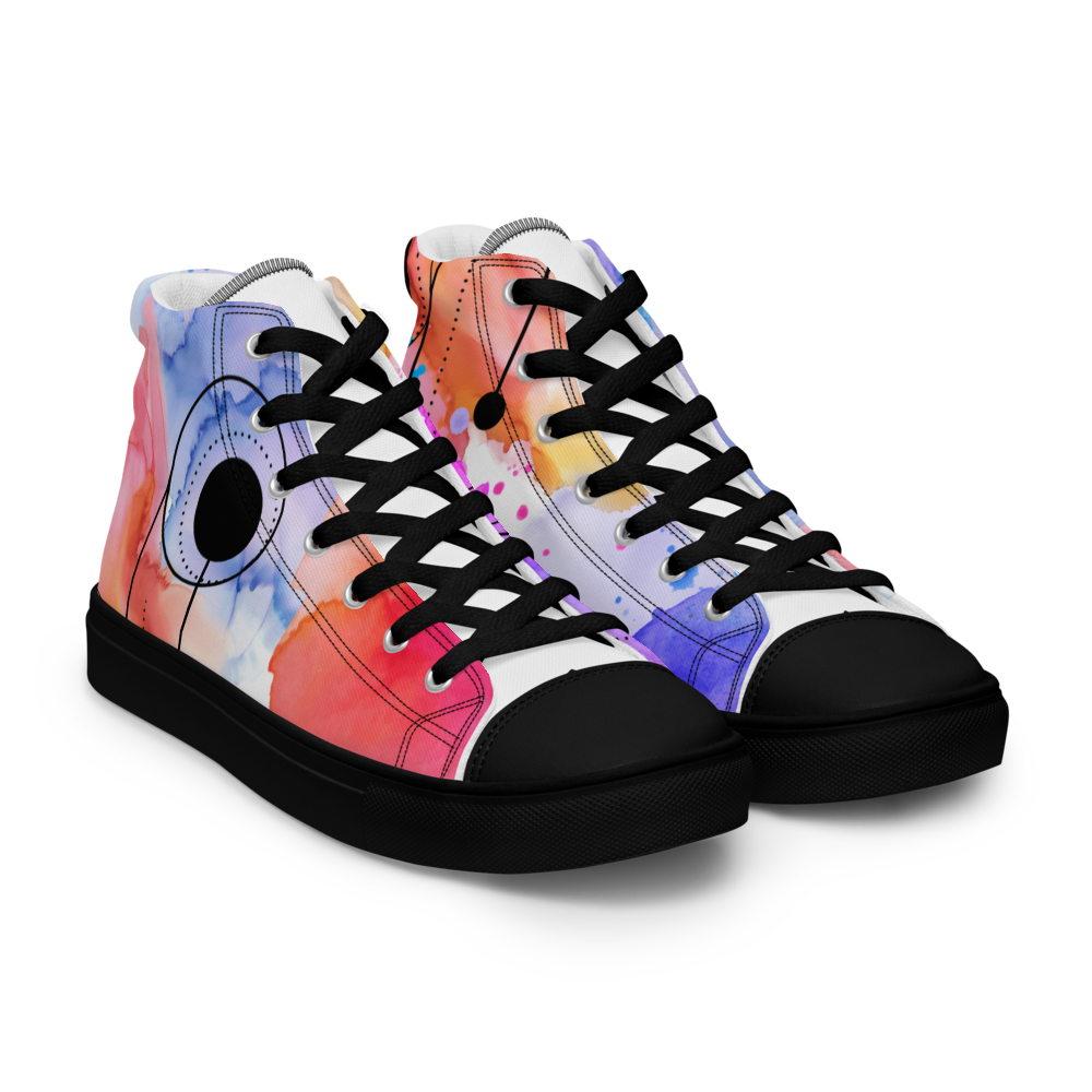 Women’s high top canvas shoes