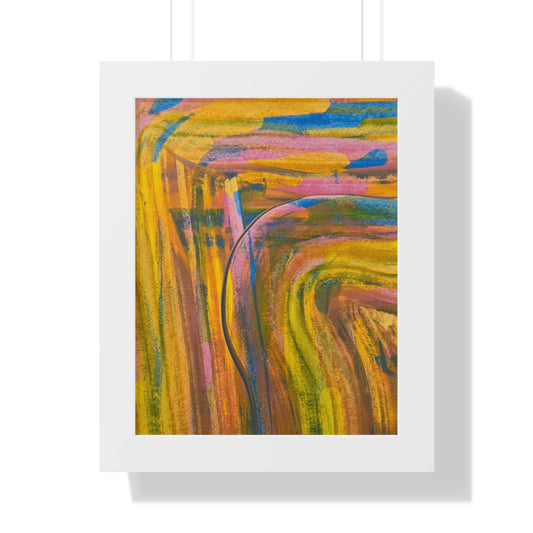 Framed Poster | Abstract art Print | Colorful Abstract | Modern Art Prints| Wall Decor | Wall Art