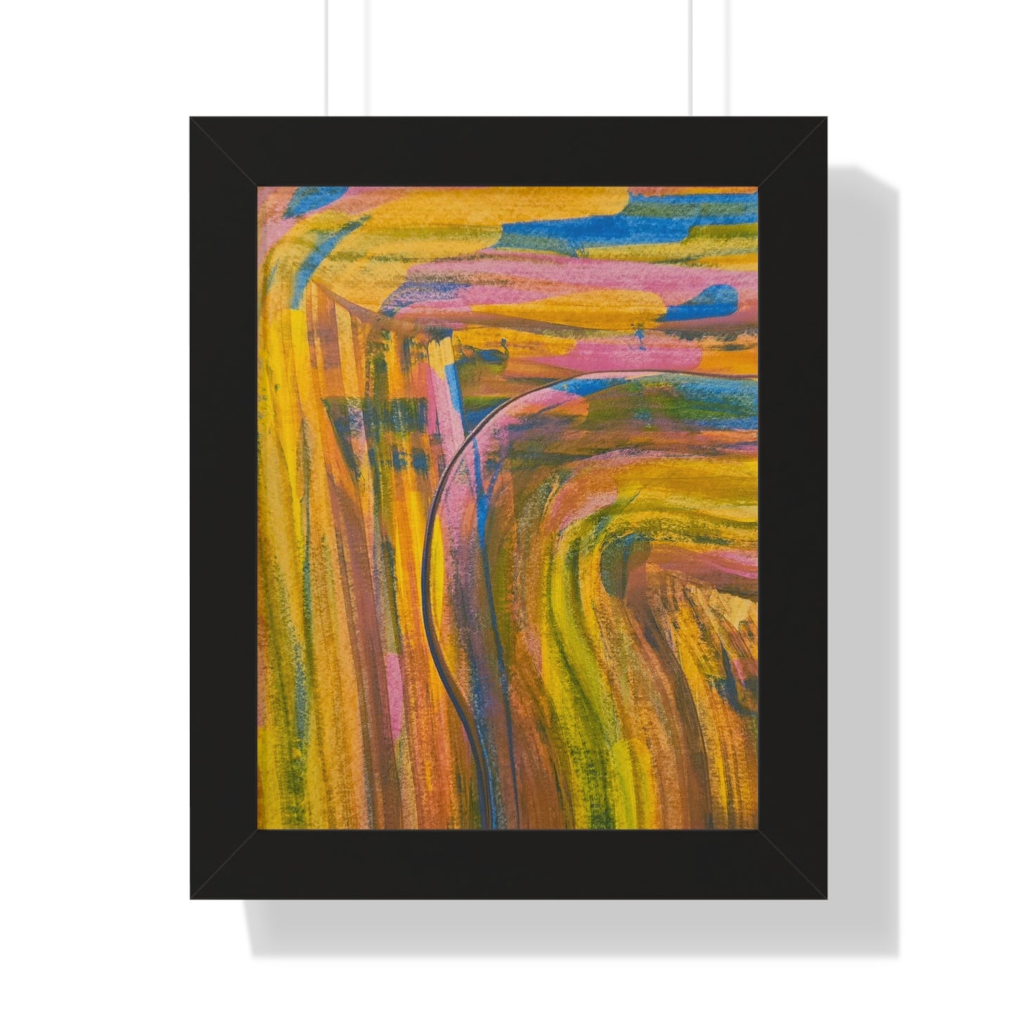 Framed Poster | Abstract art Print | Colorful Abstract | Modern Art Prints| Wall Decor | Wall Art