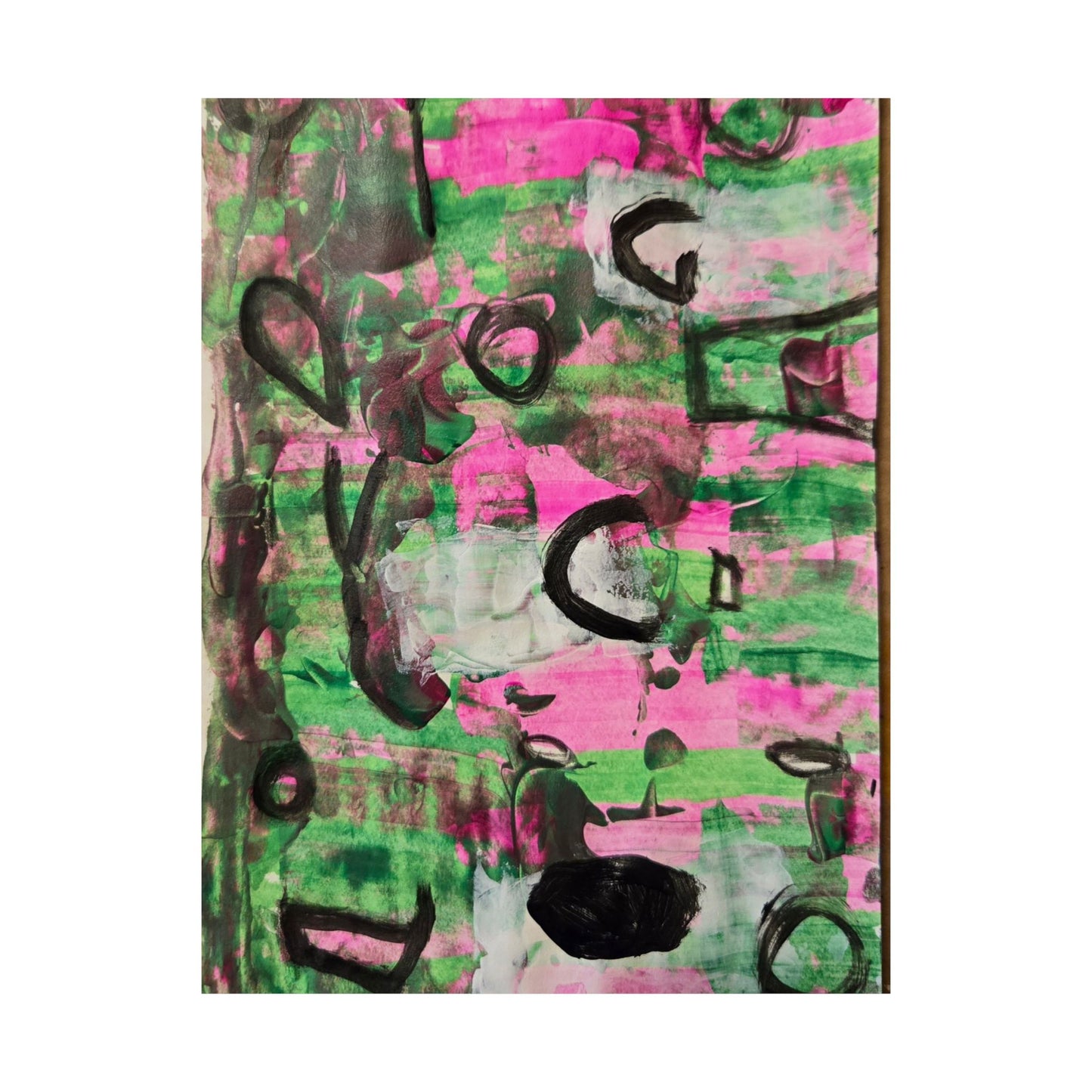 Vertical Poster Enigma Abstract Artwork