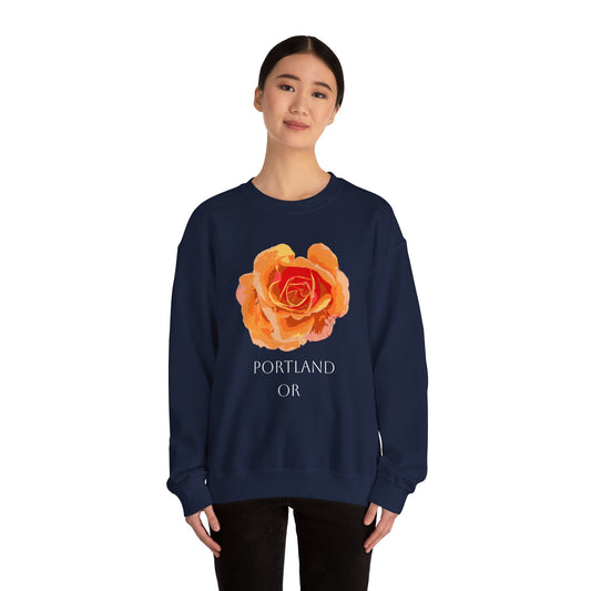 Portland Oregon Rose City Sweatshirt - Crewneck