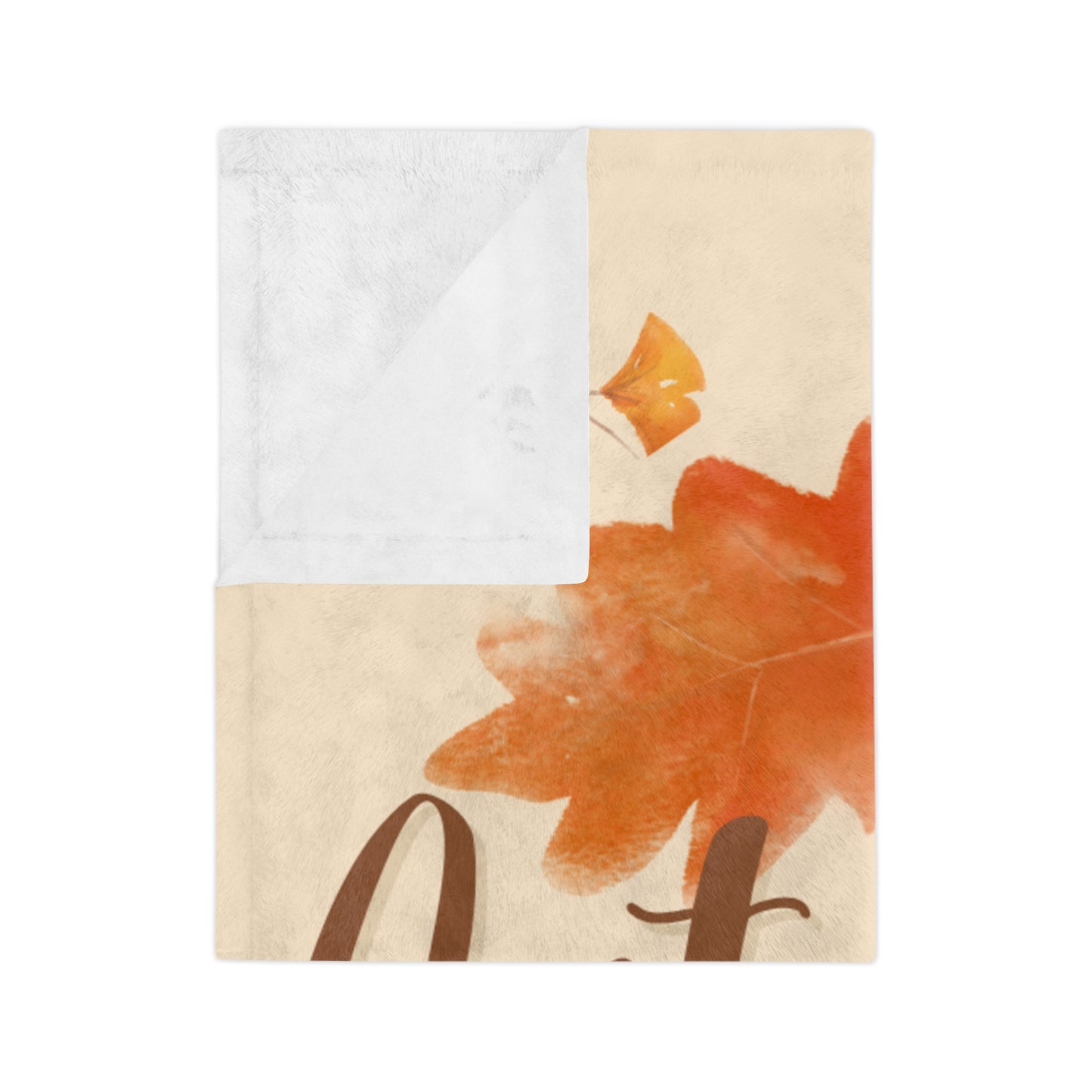 Autumn Leaf Microfiber Blanket - Cozy Fall Decor, Soft Throw Blanket, Gift for Home, Seasonal Warmth, Camping Blanket