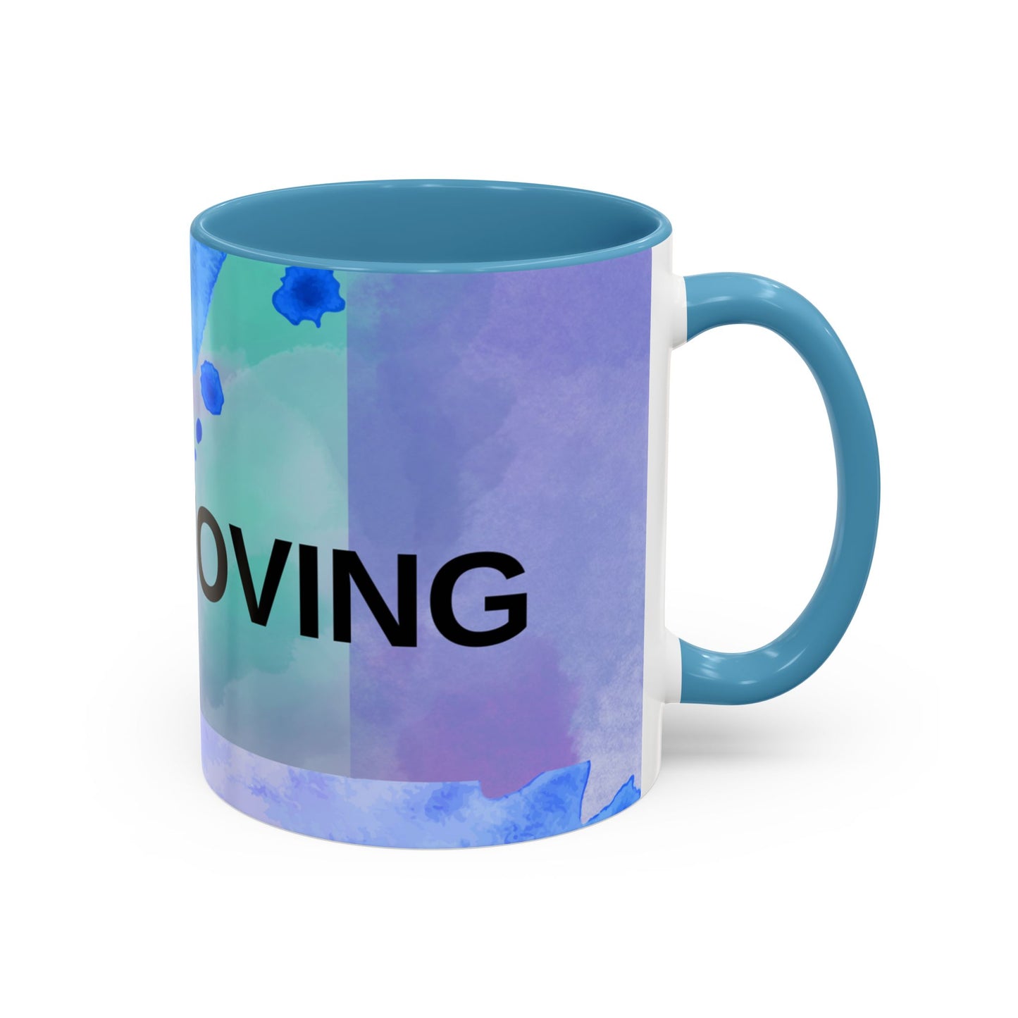 Mug - Abstract Shapes and Calming Colors - Inspirational Morning Coffee Cup