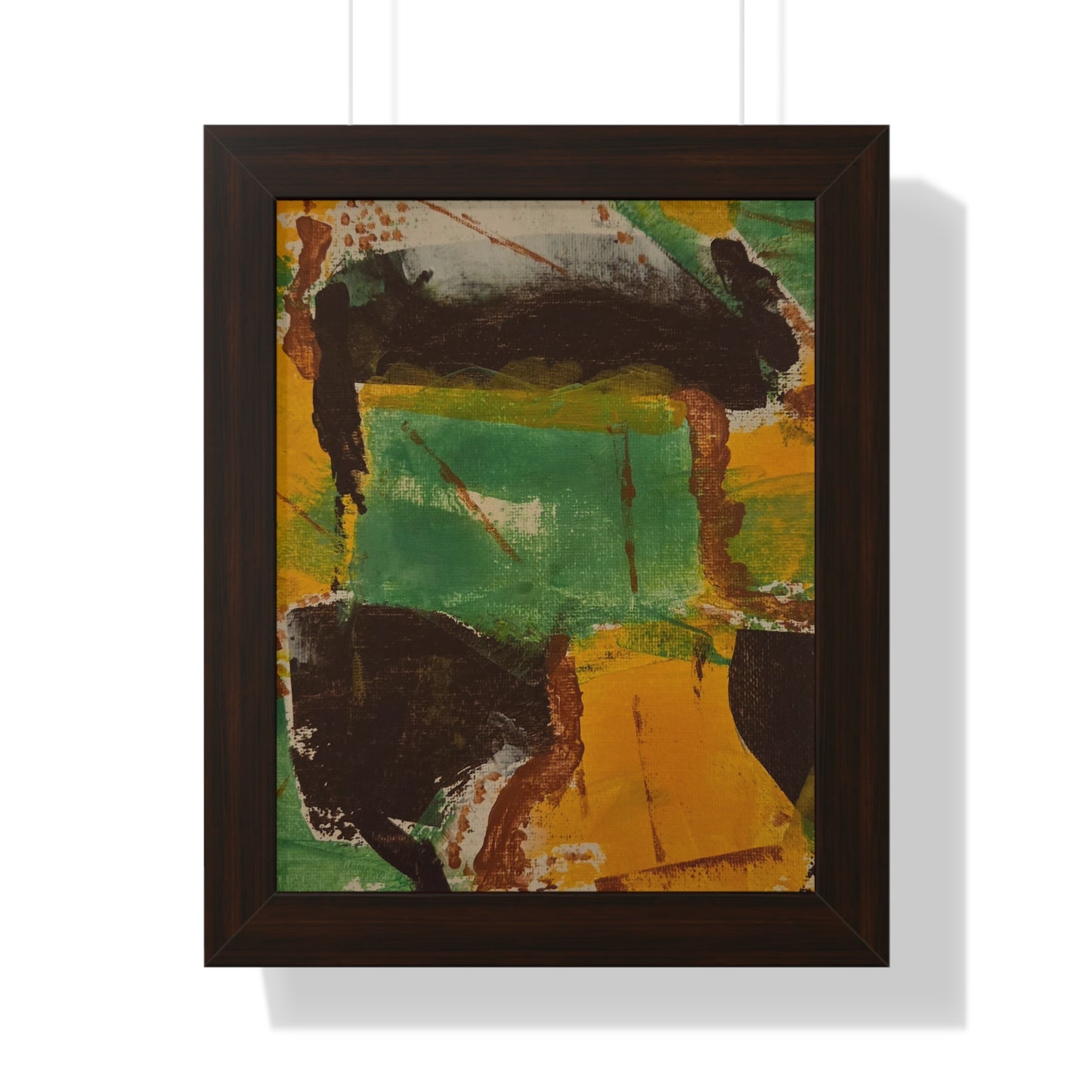 Framed Poster- Vertical abstract art poster