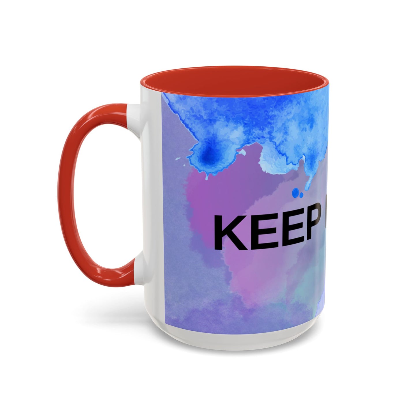 Mug - Abstract Shapes and Calming Colors - Inspirational Morning Coffee Cup