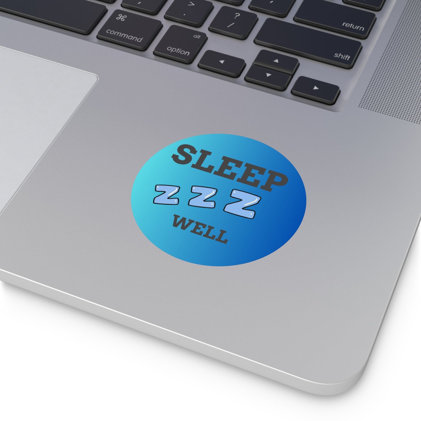 Sleep Well Round Vinyl Stickers, Relaxation Decor, Bedroom Essentials, Gift for Sleep Lovers, Dorm Room Accessories