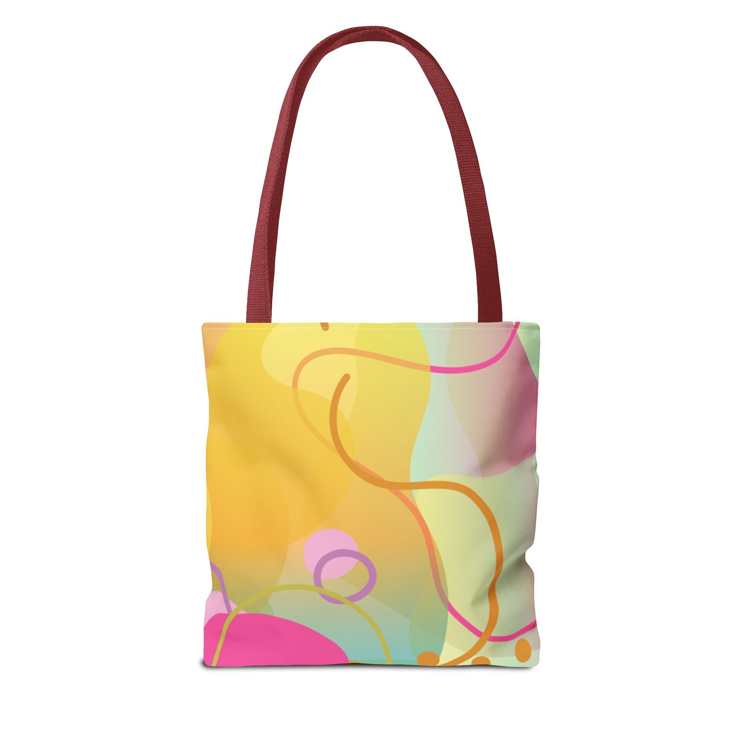 Tote Bag - Fun and Vibrant Digital Abstract Design