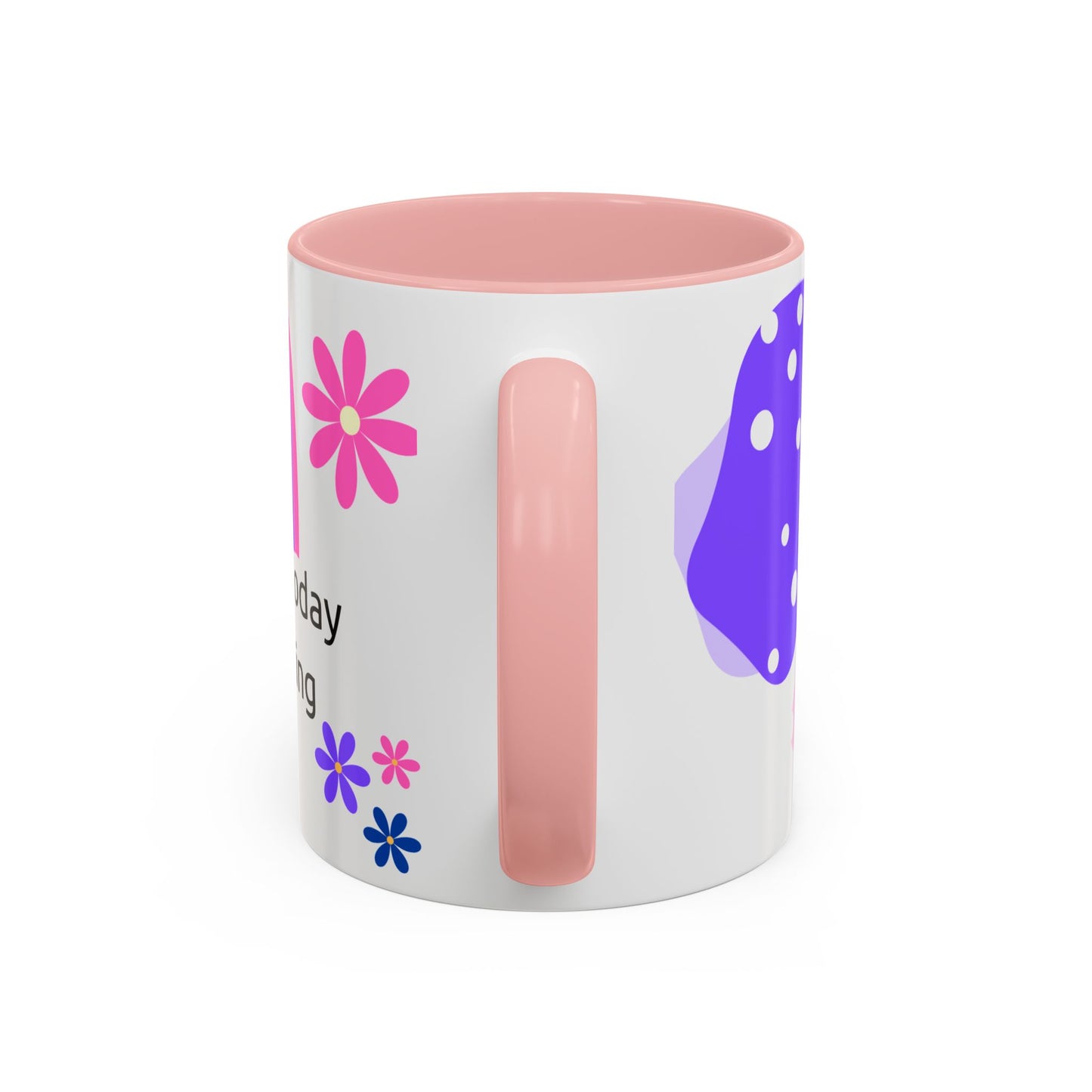 Coffee Mug - Colorful Botanical Abstract Artwork with Positive Morning Messages - 11oz, 15oz