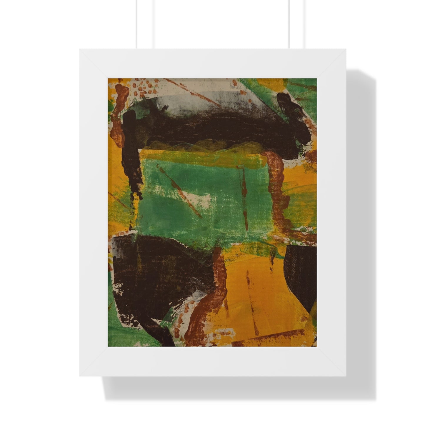 Framed Poster- Vertical abstract art poster