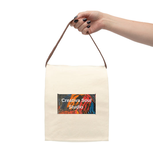Stylish Canvas Lunch Bag - Eco-Friendly Tote, Back to School, Picnic Essential, Artisanal Design, Customizable Gift