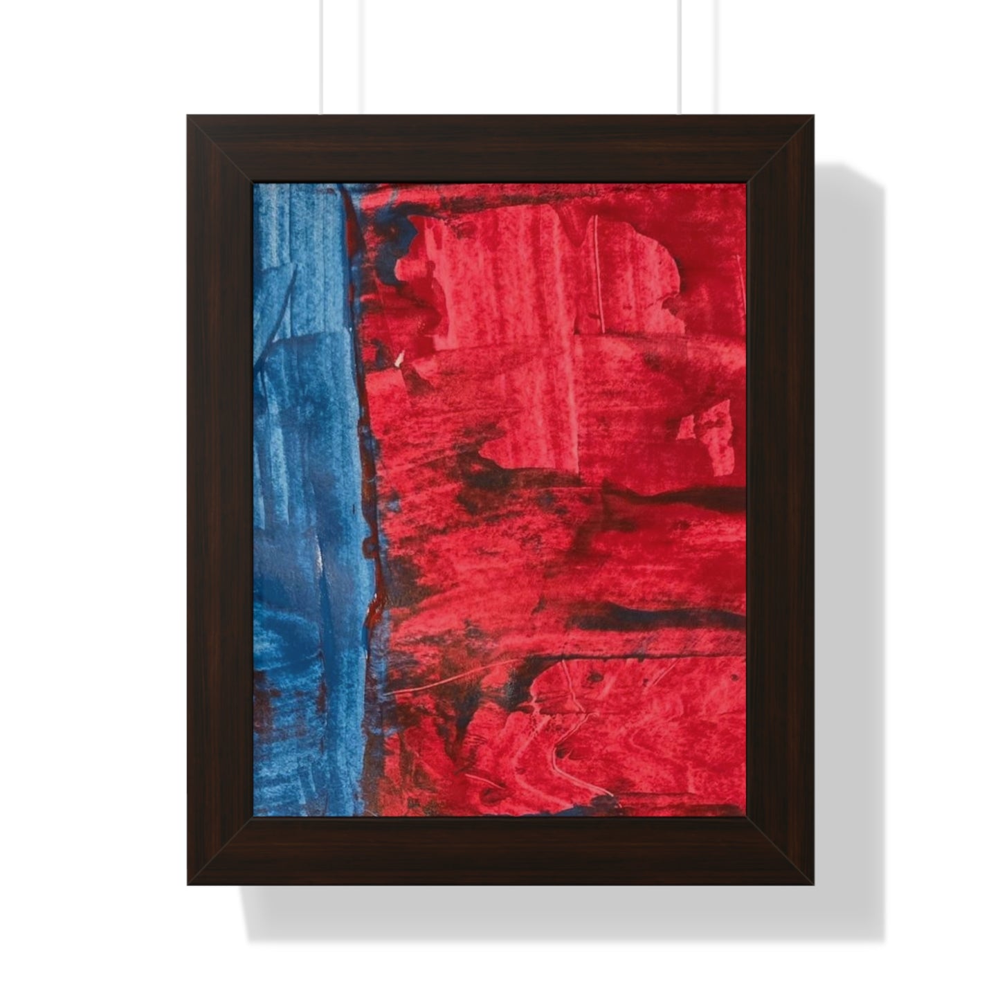 Framed Poster- Vertical abstract art poster