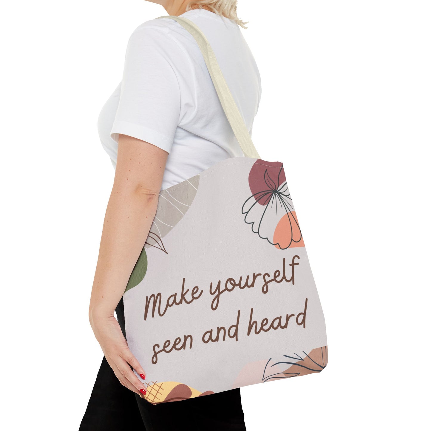 Minimalist Botanical Tote Bag