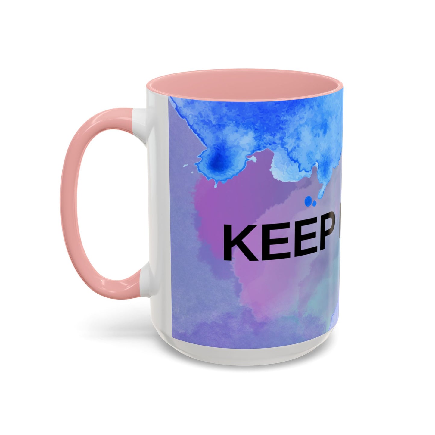 Mug - Abstract Shapes and Calming Colors - Inspirational Morning Coffee Cup