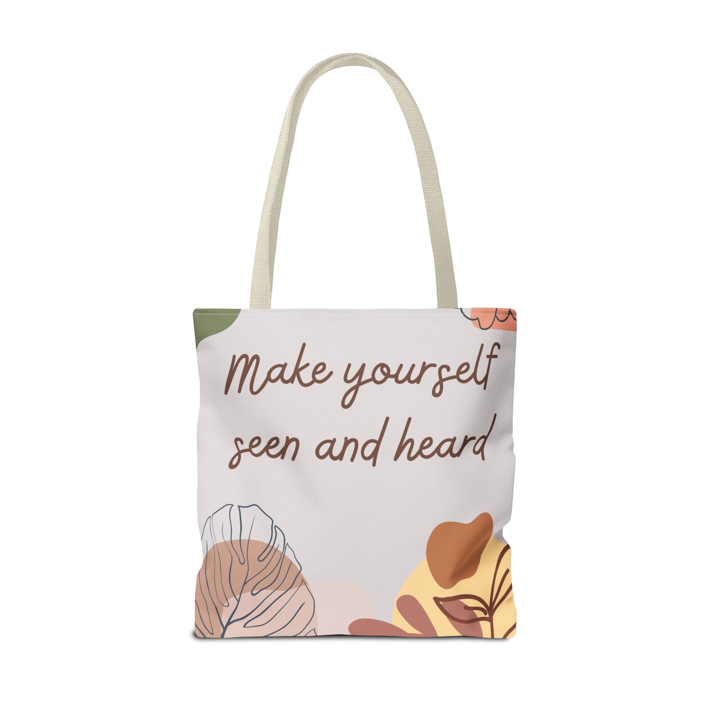 Minimalist Botanical Tote Bag