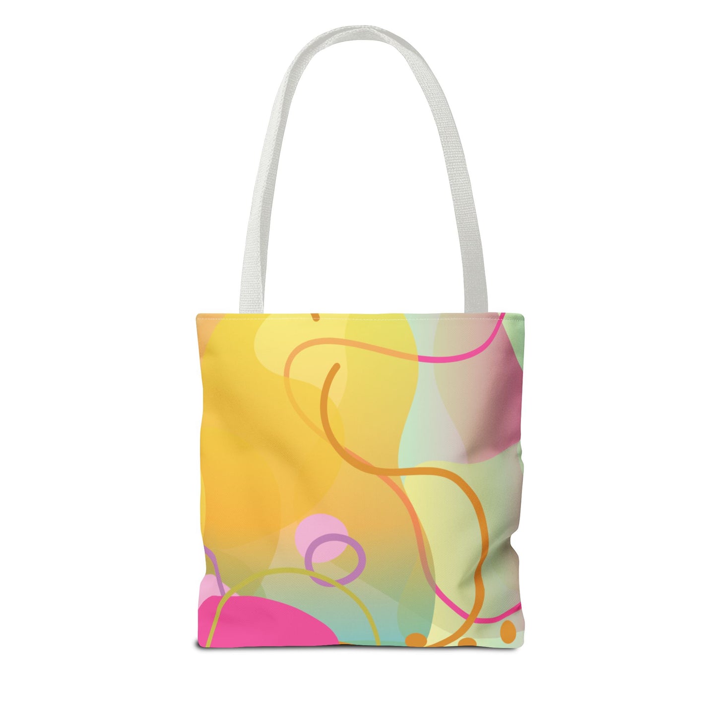 Tote Bag - Fun and Vibrant Digital Abstract Design