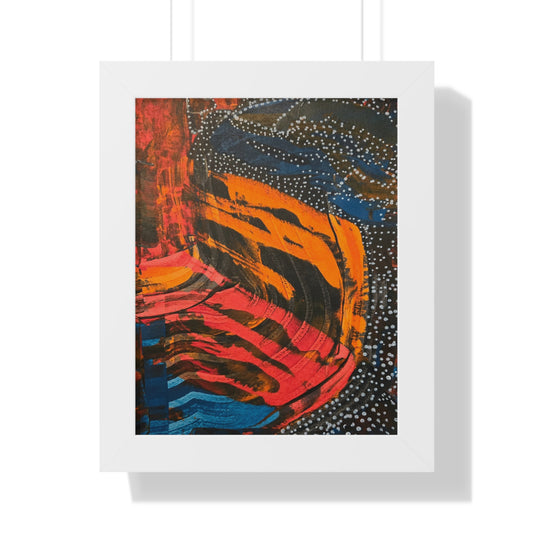 Framed Poster | Abstract art Print | Colorful Abstract | Modern Art Prints| Wall Decor | Wall Art