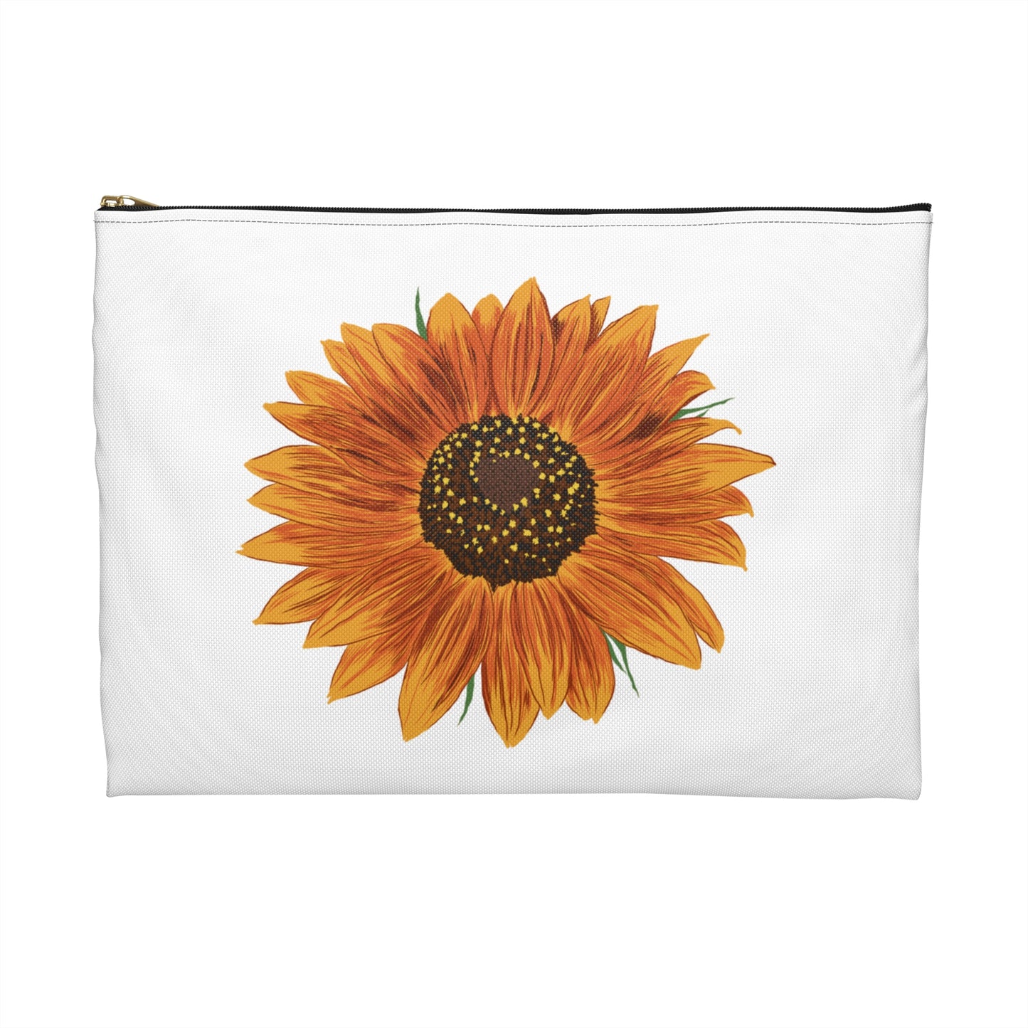 Sunflower Accessory Pouch | Floral Makeup Bag, Cute Organizer, Gift for Her, Travel Pouch, Sunflower Lover