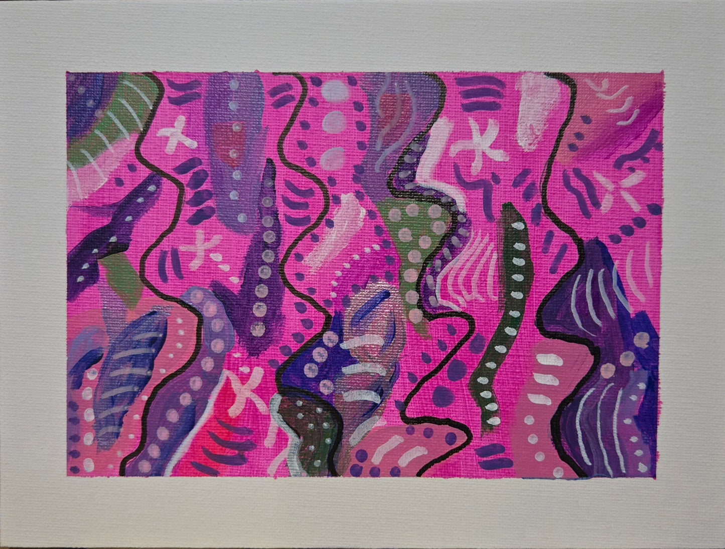 Daphne 9x7 original abstract