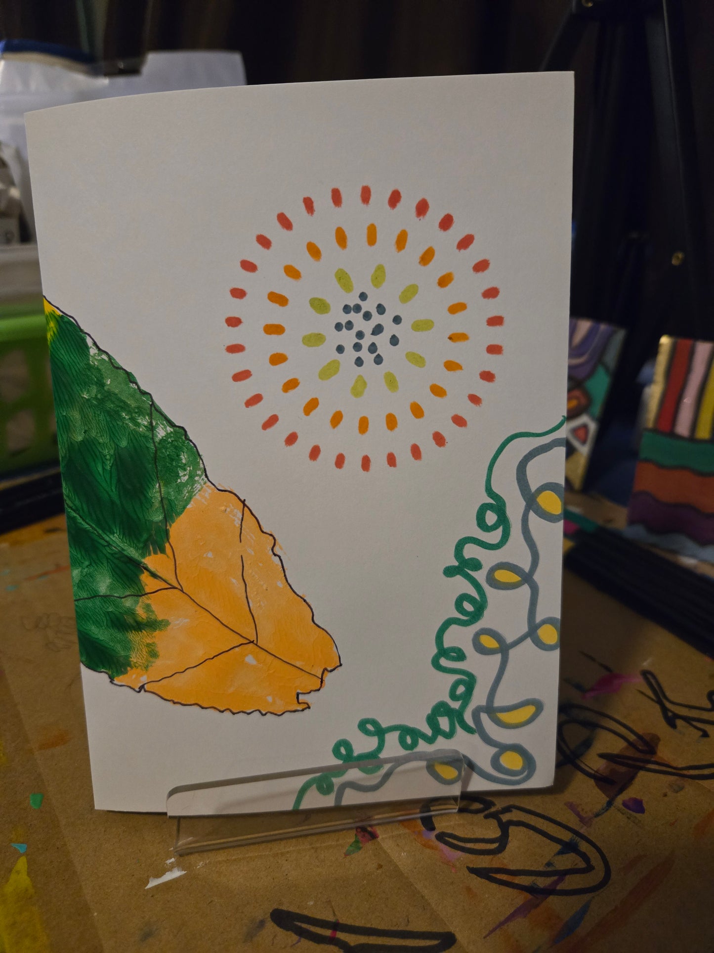 Original handmade greeting card