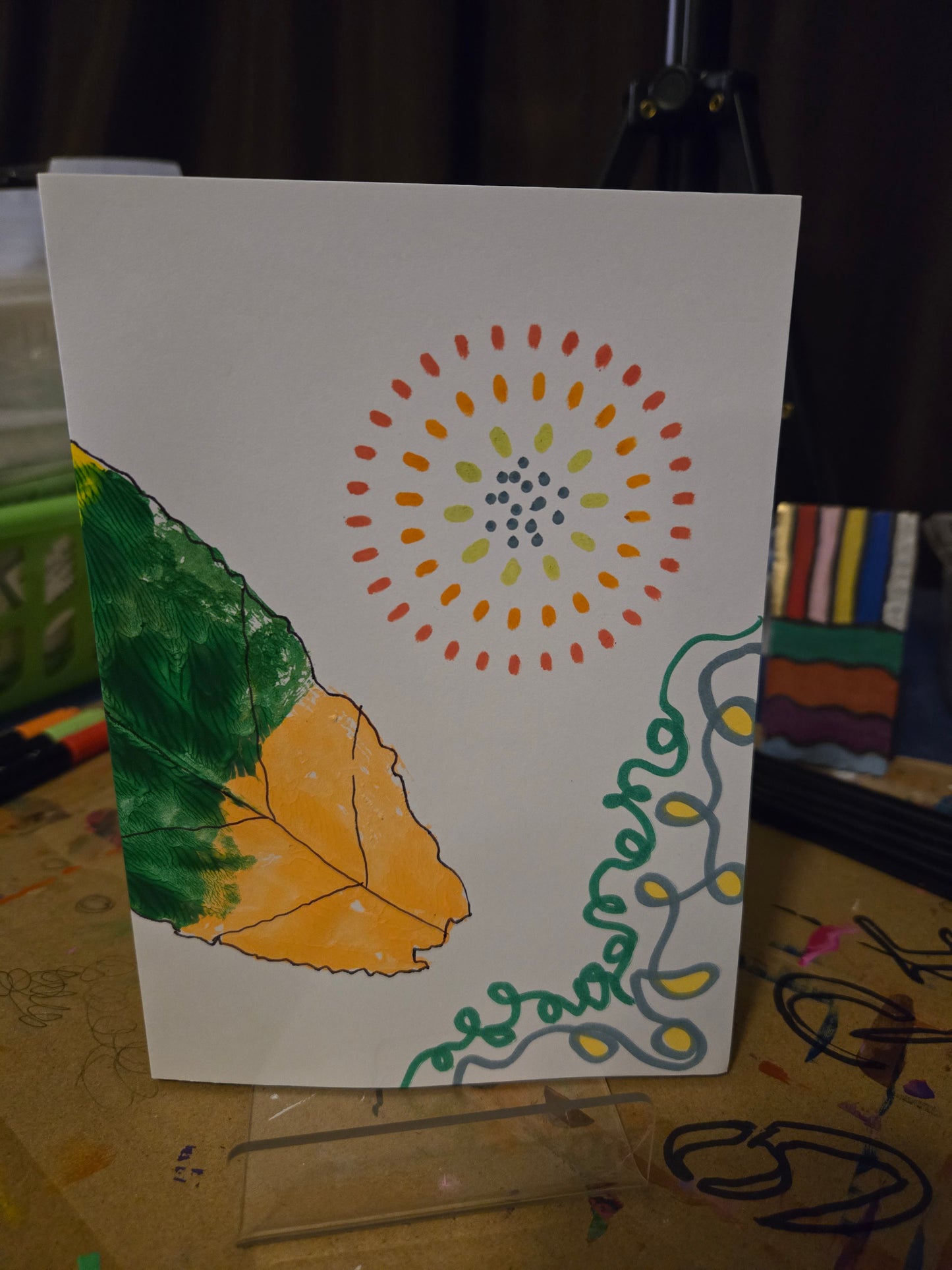 Original handmade greeting card