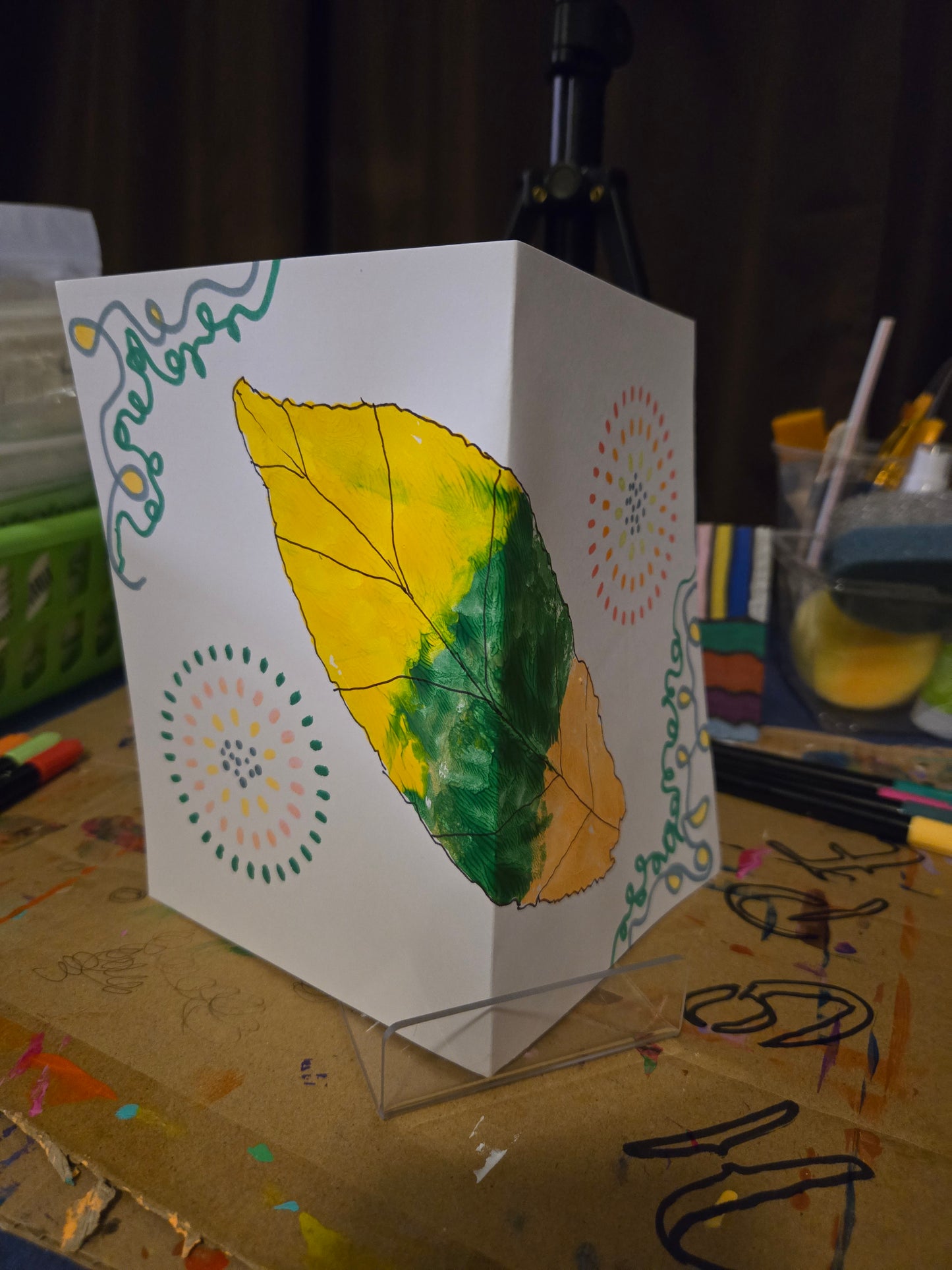 Original handmade greeting card