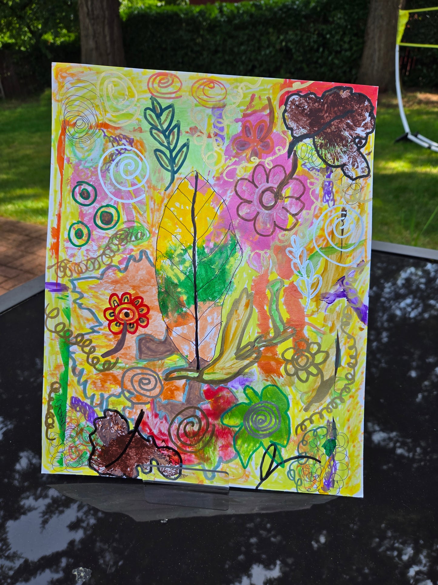 Summer Mosaic, original 11x14
