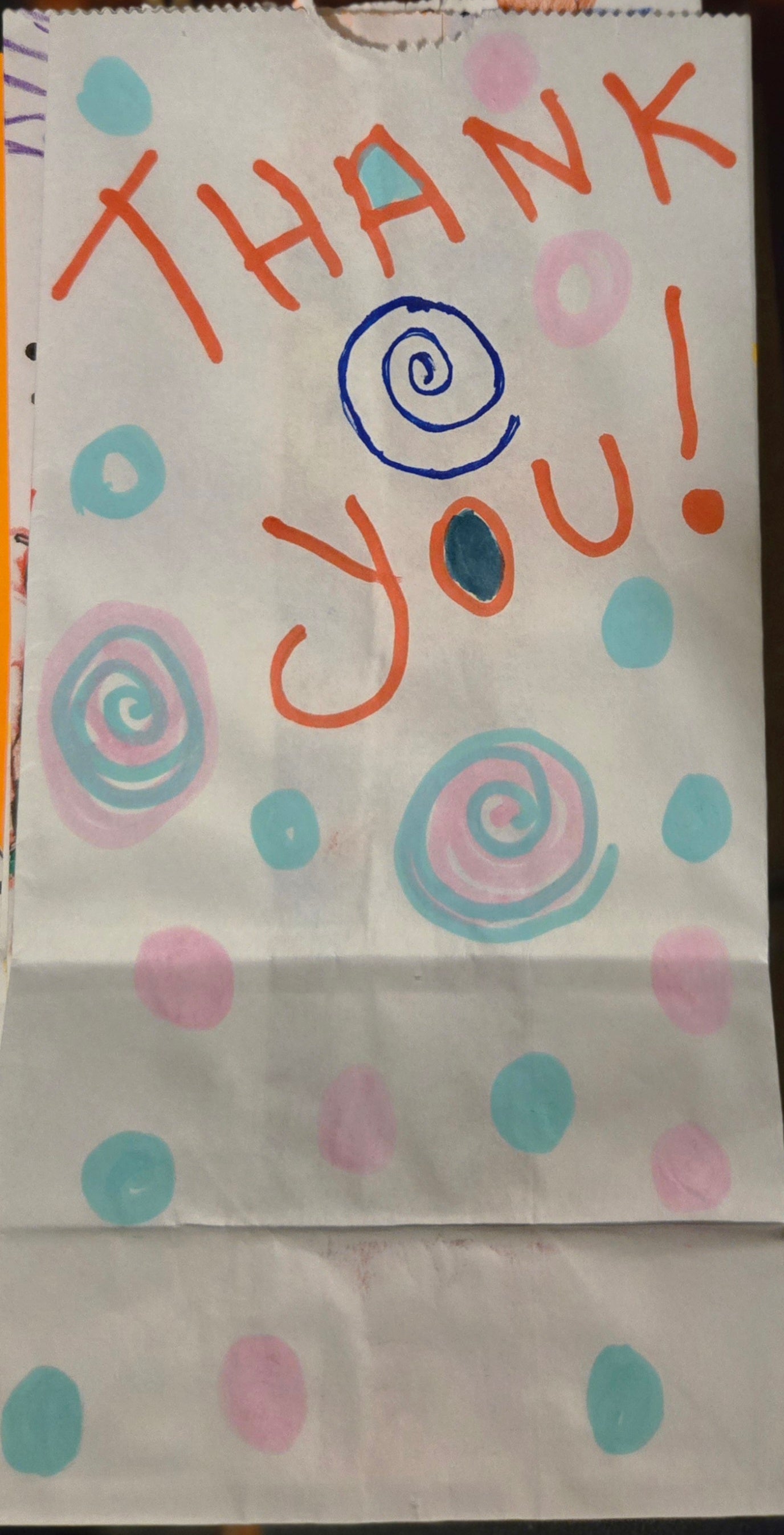 Hand painted custom gift bags
