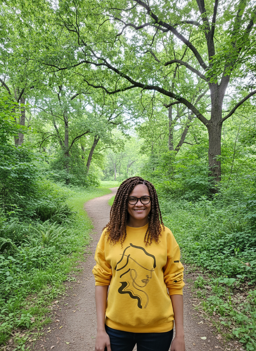 Abstract Line Art Sweatshirt - Minimal and Elegant Design