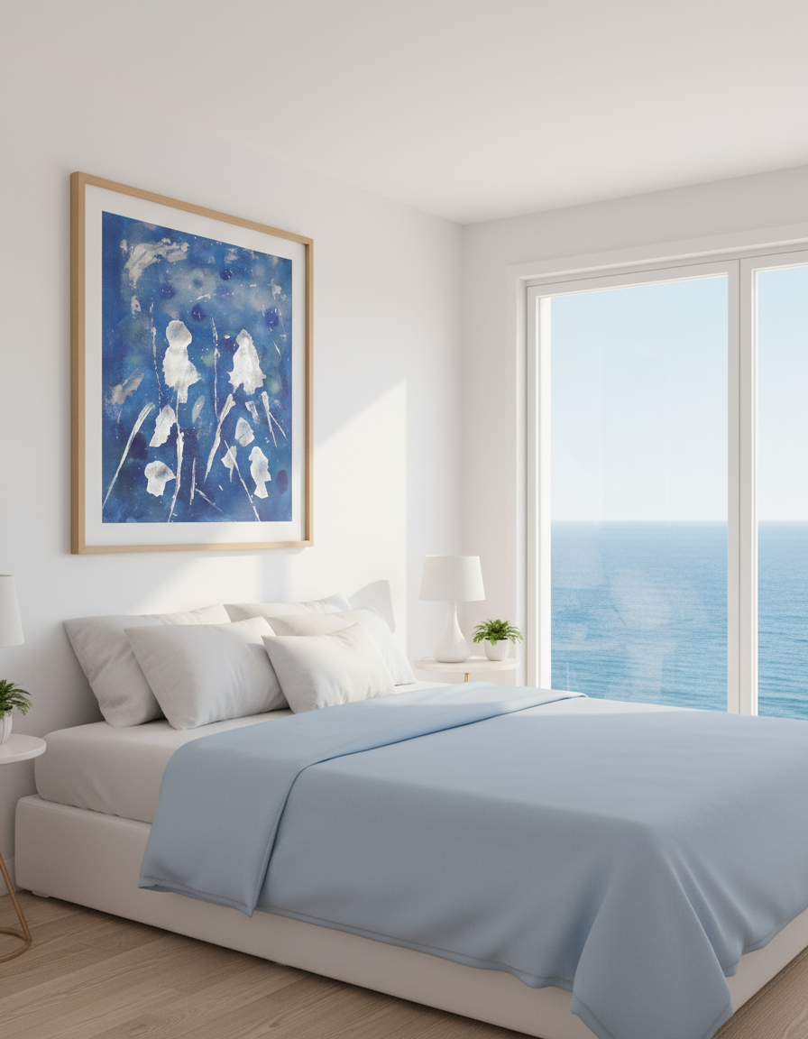 Echoes in Deep Blue 11x14