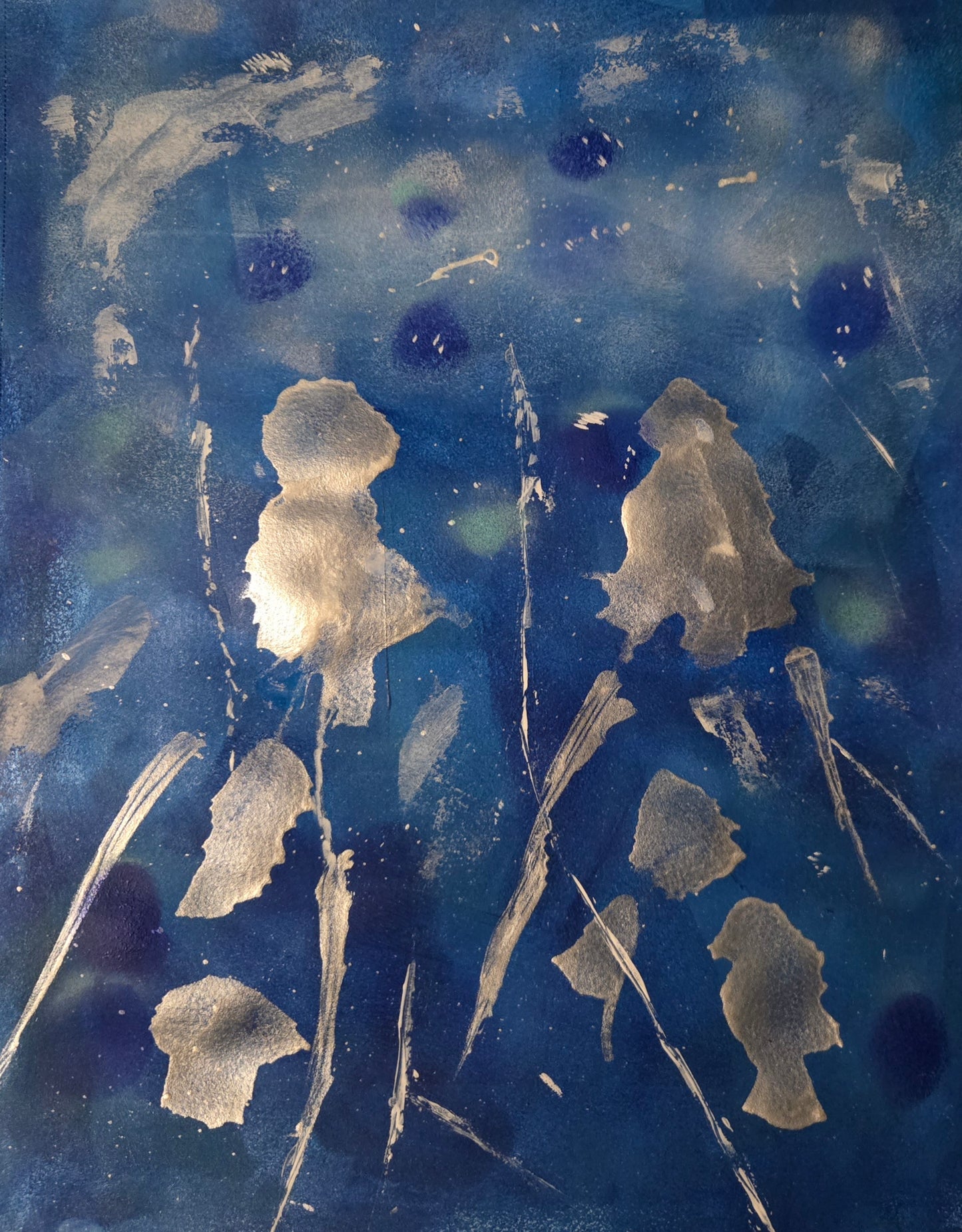 Echoes in Deep Blue 11x14