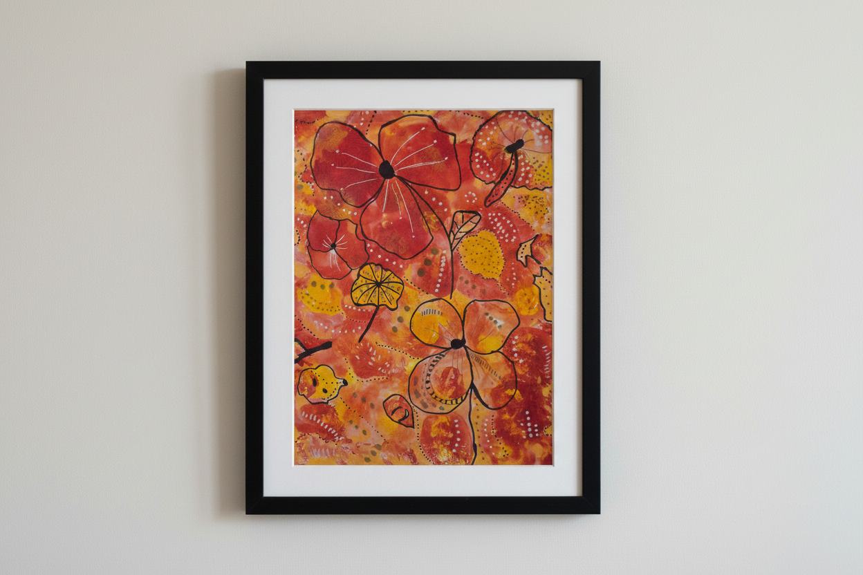 Embers in Bloom 11x14