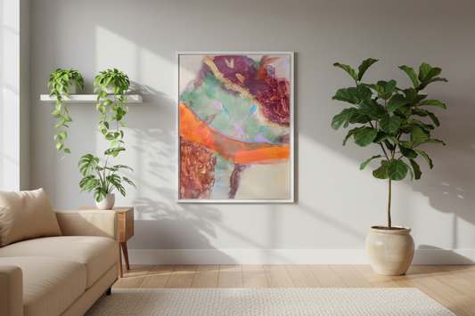 Between Amber and Moss 11x14